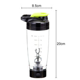 600ML Mixer Water Bottle Portable Electric Protein Automatic Creative Coffee Milk Cup